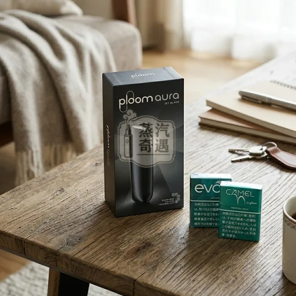 Ploom AURA 加熱菸主機四段加熱模式曜石黑適配煙彈展示