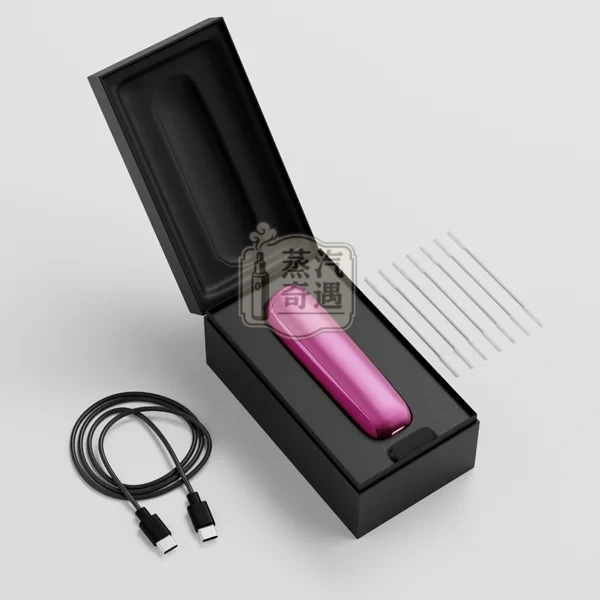 Ploom AURA 加熱菸主機四段加熱模式桃紅魅影