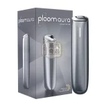 Ploom AURA 加熱菸主機月光銀吧包裝展示